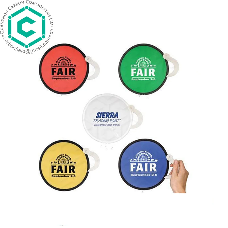 Рекламный персонализированный складной веер в сумке