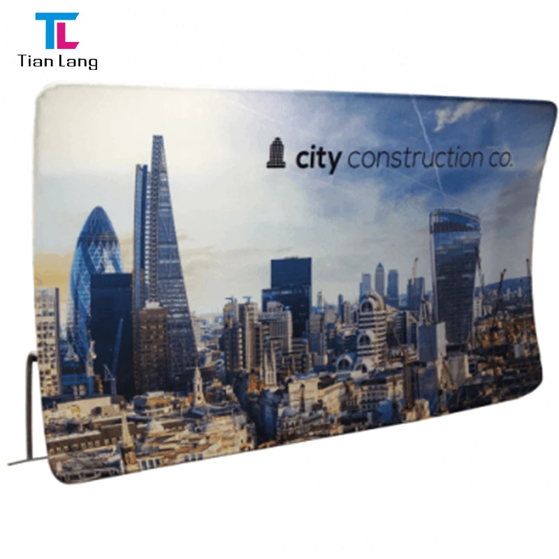 天朗 アルミチューブ ストレート テンションファブリック 広告 展示会 ブース バックドロップ ディスプレイ スタンド