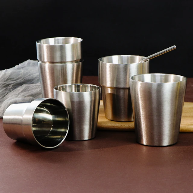 New design travel coffee cup stackable stainless steel insulatled drinking cup beer mug