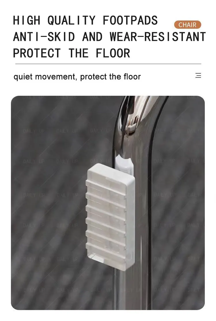 Stackable Faux Leather Office Chair With Thick Cushion Ergonomic Backrest Upholstered Computer Chair For Meeting Conference