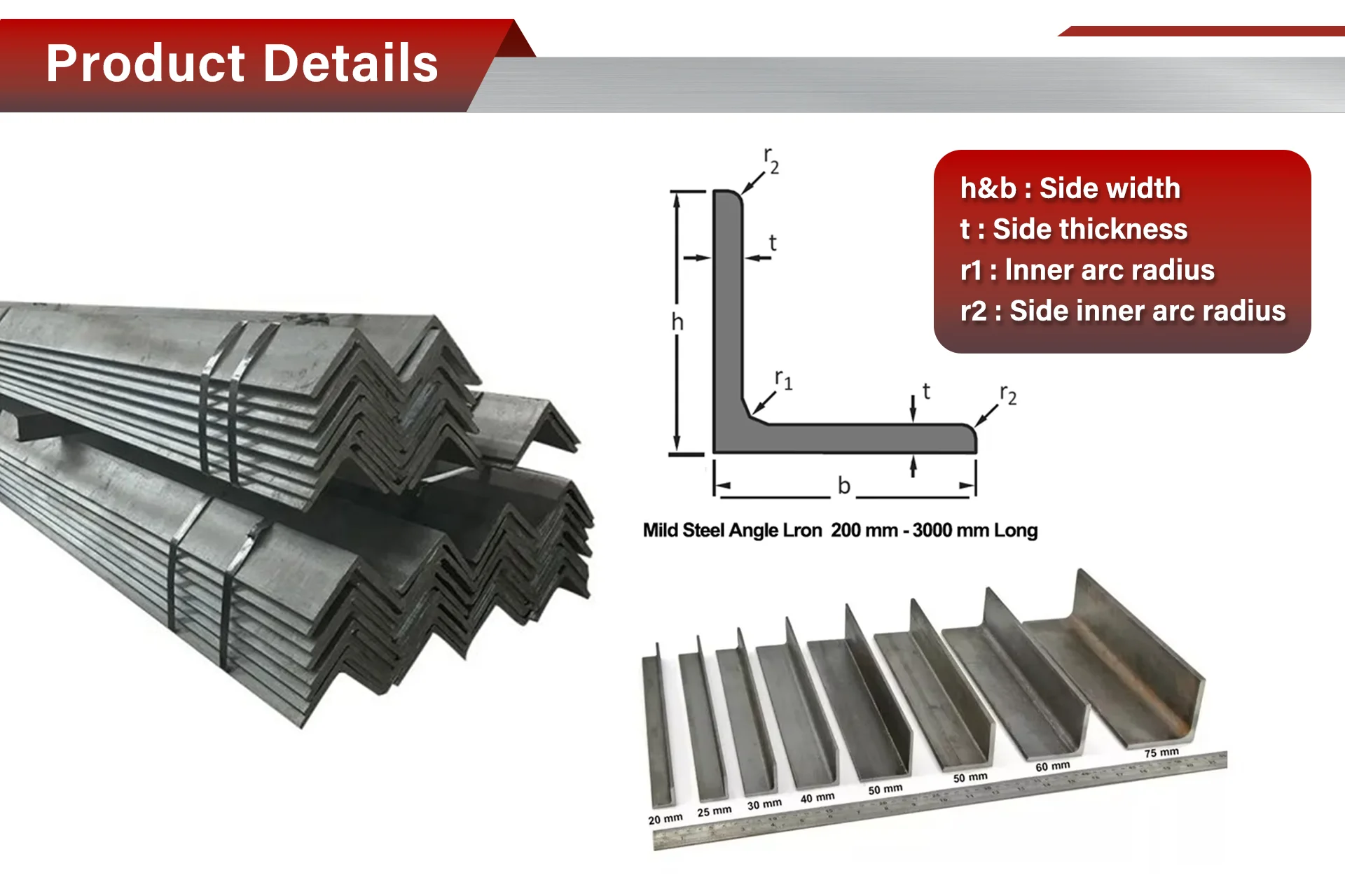 Factory Price Hot-rolled Q235B Carbon steel Angle steel 0.5-8mm Material Angle steel Cutting Structure Price