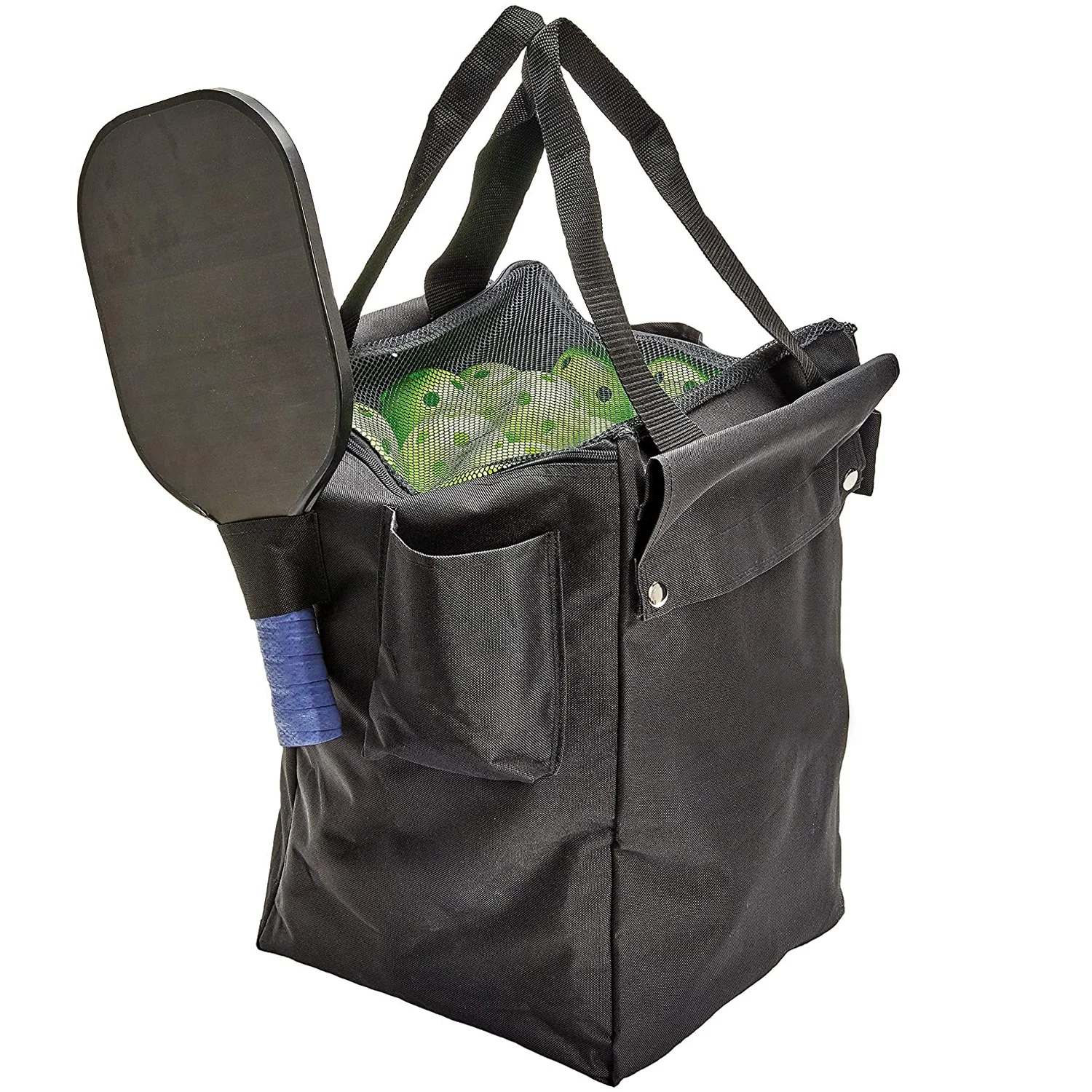 Sac De Transport Pour Raquettes Pickleball Et Tennis – Grande Capacité, Poche Maille – Portable à Main, épaule Ou Taille – Matériau Résistant