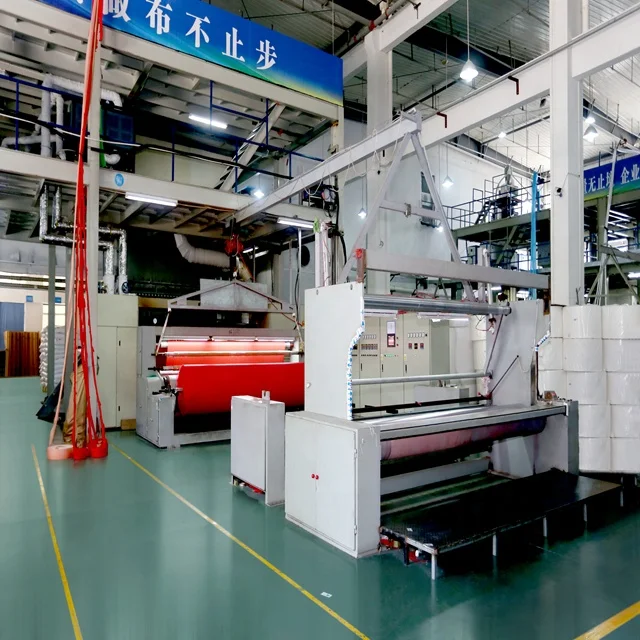 Spunbond Nonwoven Fabric Production Line HG-1600 S SMS SSS Nonwoven Machines