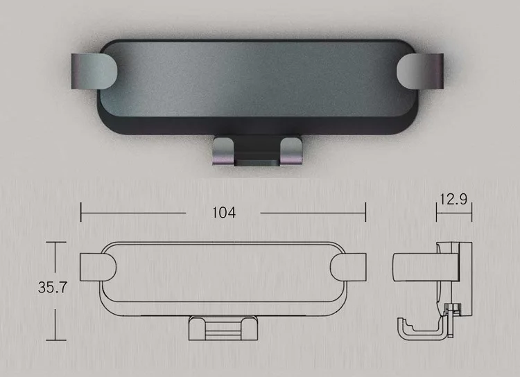 Компактный, легкий, мощный, с поворотом на 360 градусов, с вентиляционным отверстием, без магнита, автомобильный держатель для Iphone 8 X XS 11