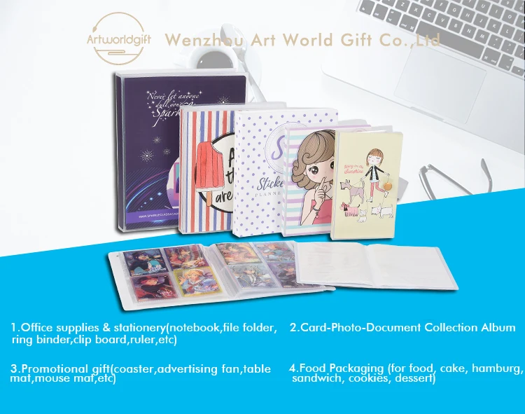 Blank 60 Capacity Trading Card Photo Holder bts Album de Cards with snap button