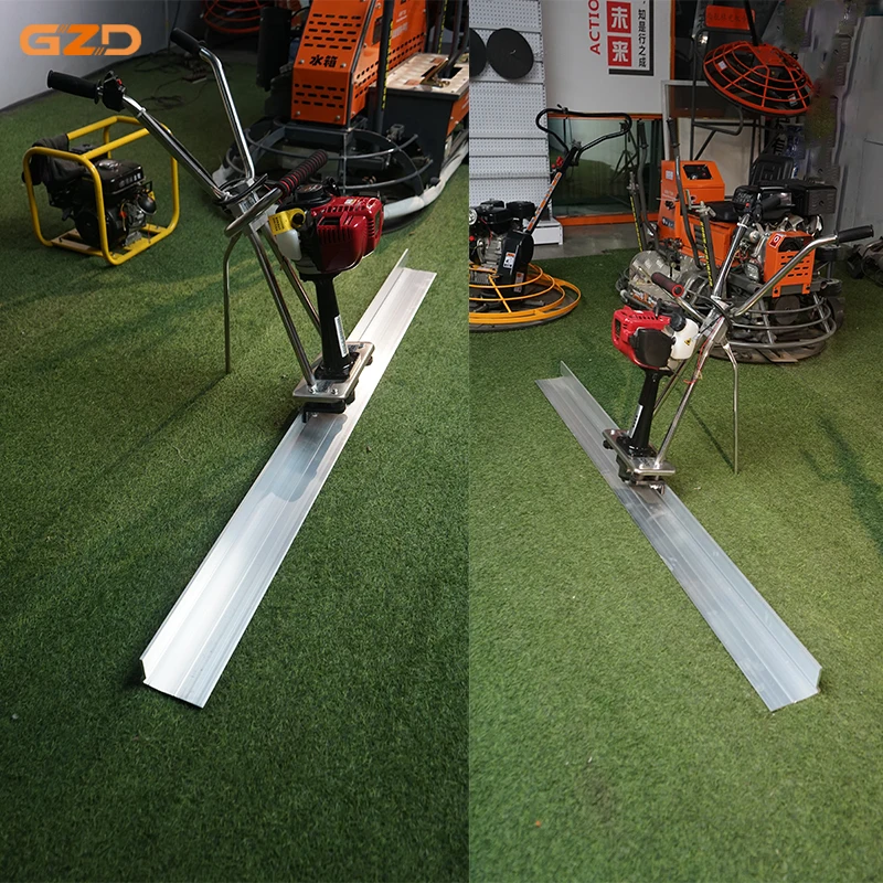 Vibration Rule Gasoline Concrete Vibrating Ruler Finishing Screeding Concrete Floor Screed Paver Machinery