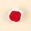 สีแดงไล่ระดับ - กลีบเลี้ยงดอกกุหลาบทรงกลม (พร้อมฐานดอก)