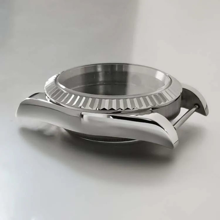 Watch Parts 36mm Constant Moving Beveled Stainless Steel Bottom Case