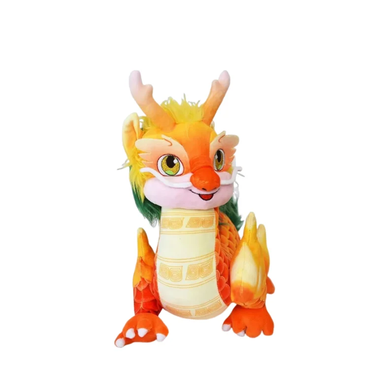 Factory Direct Year of the Dragon Mascot Long Chenchen Doll 2024 Spring Festival Gala Doll Plush Toy