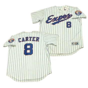 Wholesale Men's Montreal Expos 8 Gary 9 Marquis Grissom 10 Andre