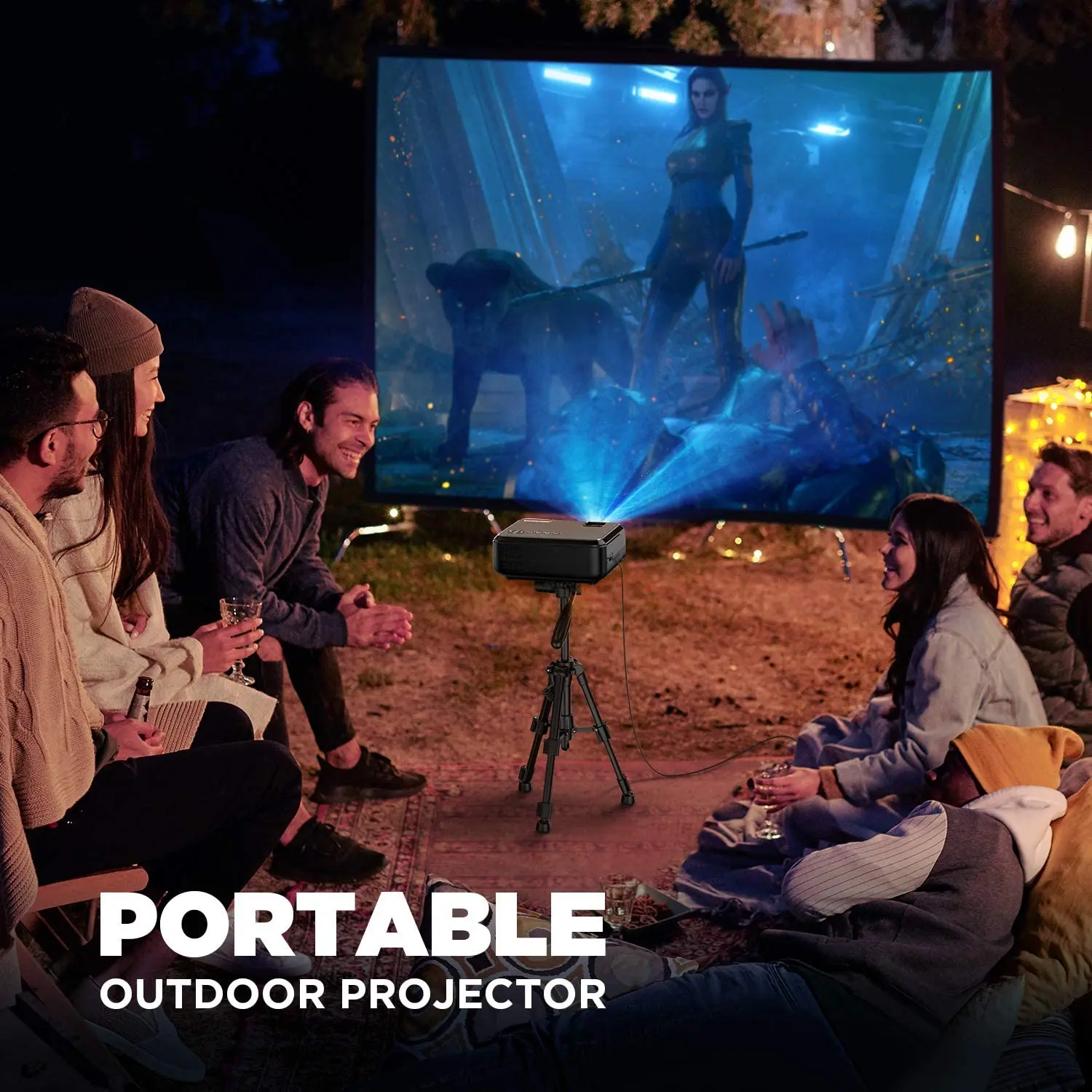Amazon Bestselling Wireless Mini Portable LED Projector Support 1080P Play Games with PS4 XBox Bomaker Projector factory price