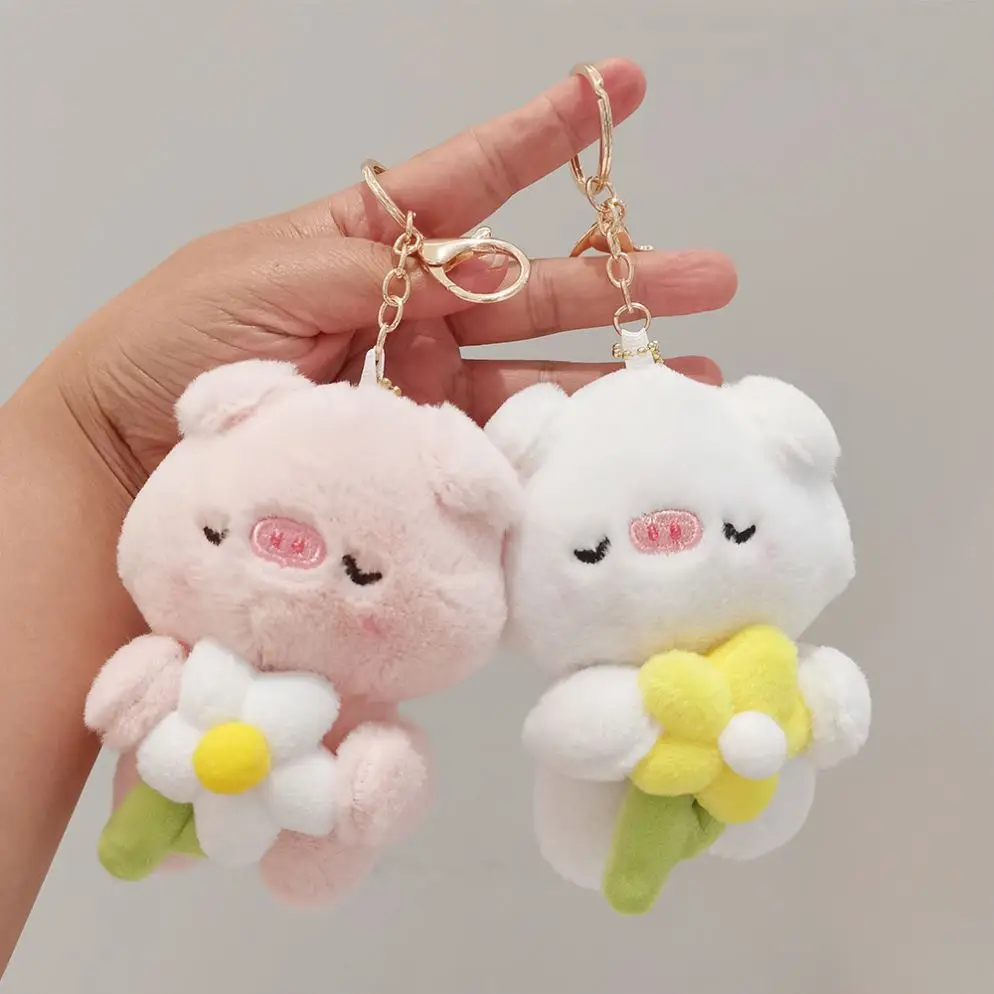 Valentine's Day Cute Soft Stuffed Animal Toy Bag Charm Girl Gift