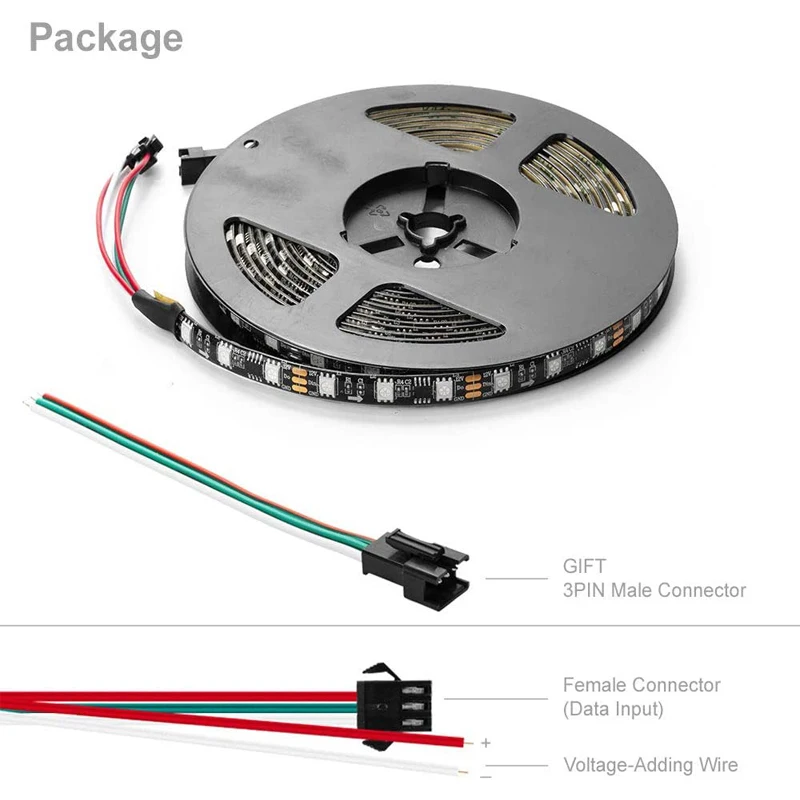 Smart LED Strip WS2811 LED Pixel Strip Light Rgb Full Color 5050 Led ...