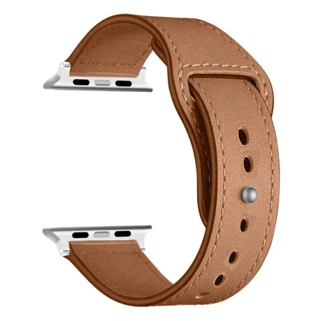 Quick Release Sweatproof Hybrid Genuine Leather Sports Watch Band