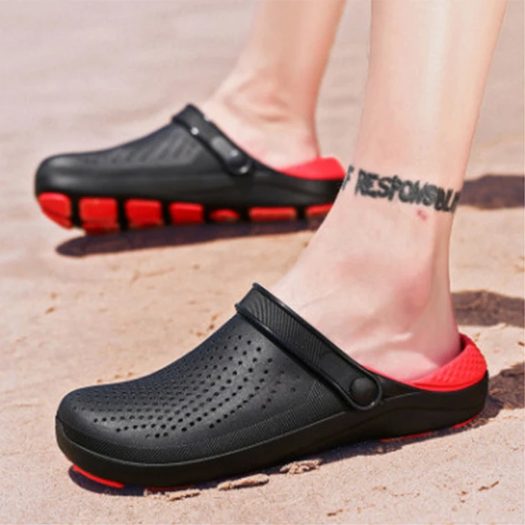 Wholesale Wholesale Fashion Beach Hot Popular Summer jelly PVC Clogs For Men  and women From m.