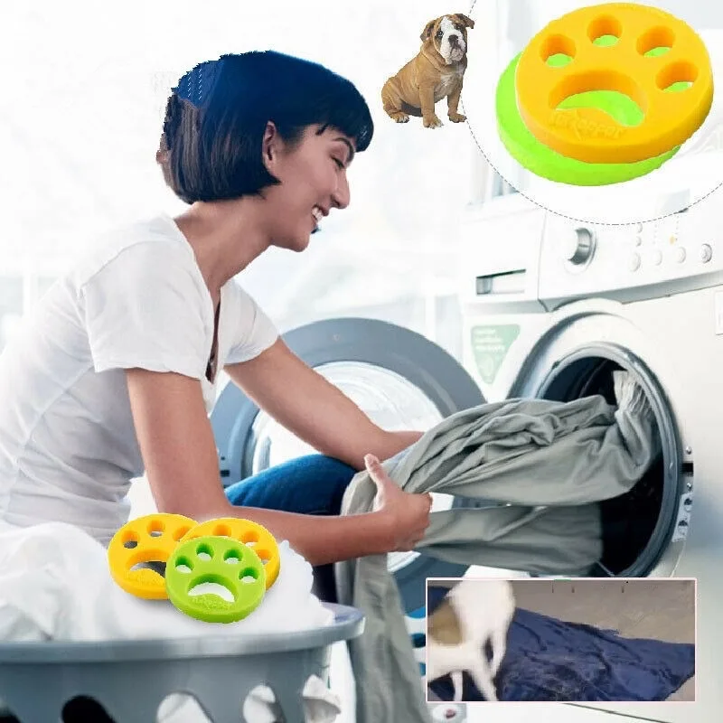 Reusable Washing Machine Hair Remover Pet Fur Lint Catcher Filtering Ball Reusable Cleaning Laundry Accessories