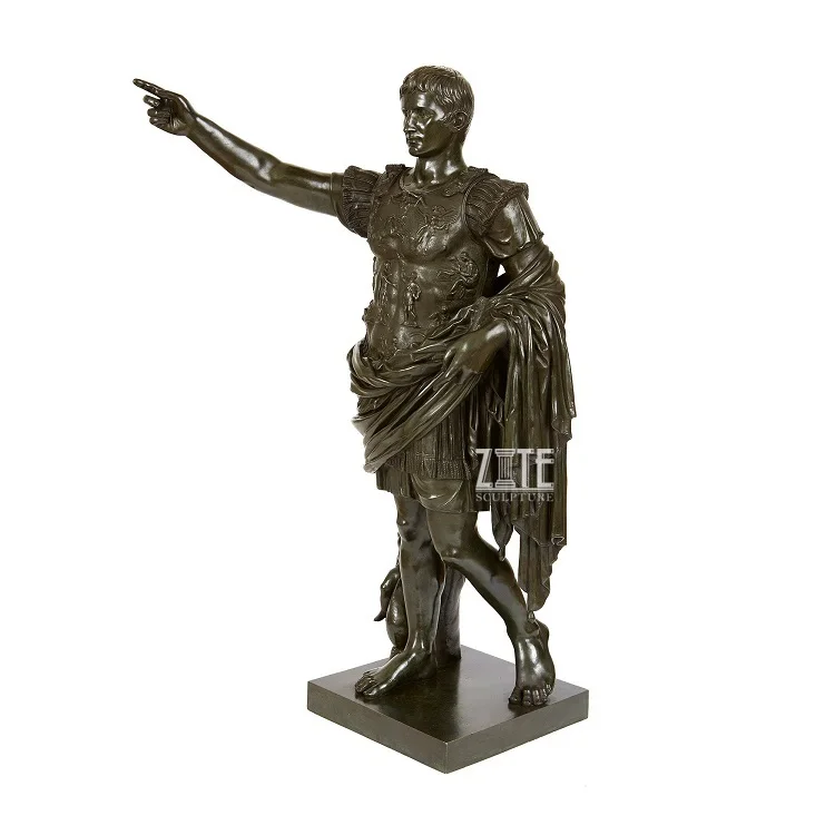 等身大有名な古代ローマブロンズシーザーフィギュア男像彫刻| Alibaba.com