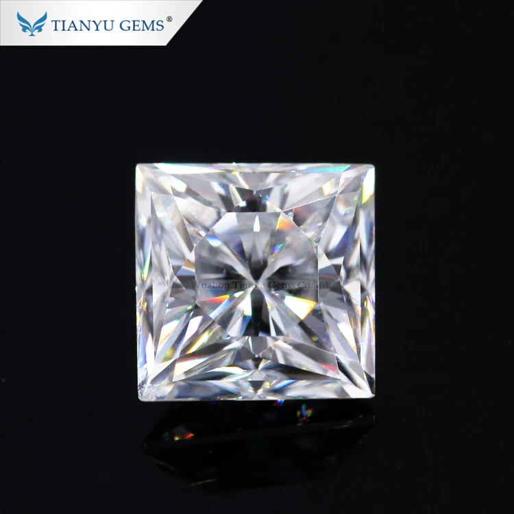 Princess Cut Moissanite Loose Stone