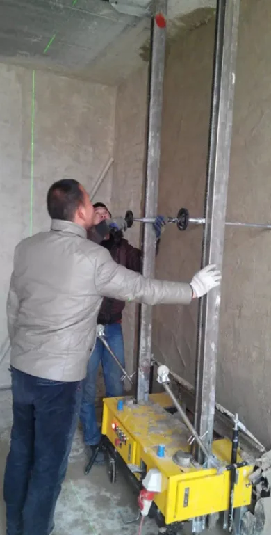 Portable Automatic Wall Plastering Machine with Digital Screen Cement Plaster Spraying Machine