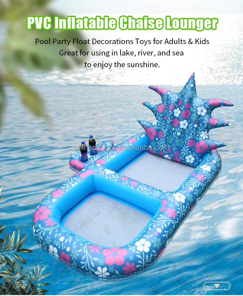 Inflatable Lounge Pool Float Dengan 
