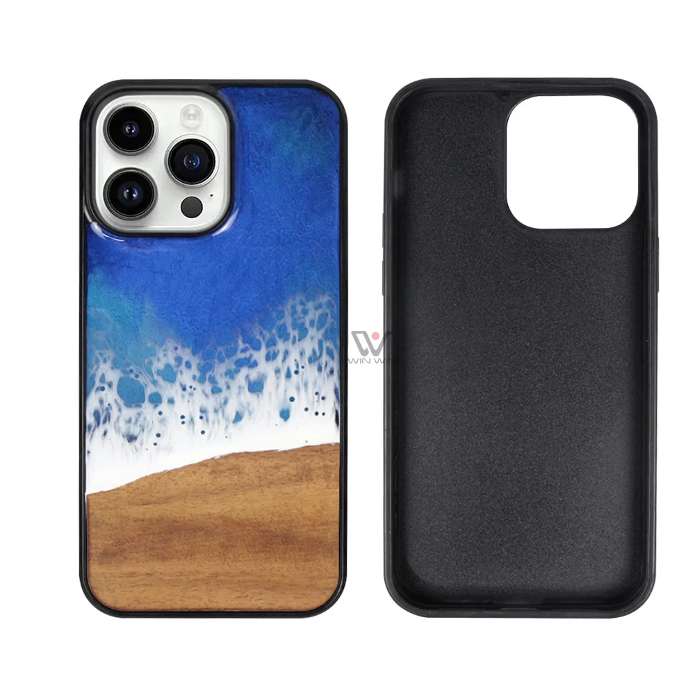 Luxury Wood Iphone Case - Custom Logo & Soft Resin Cover Luxury Wood Iphone Case - Custom Logo & Soft Resin Cover