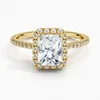 1 carat moissanite ring (radian)