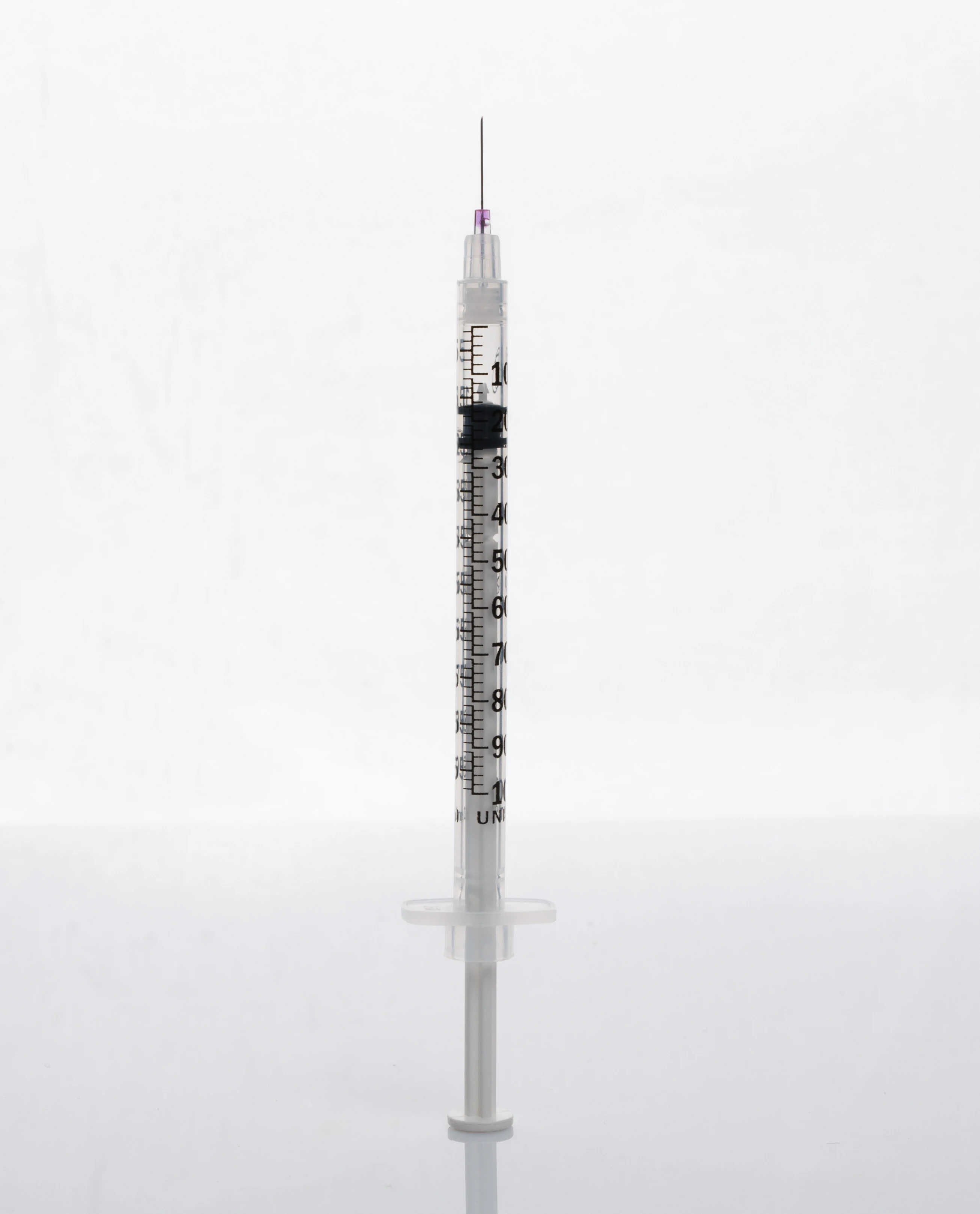Medical Disposable Insulin Syringe 1ml 0.5ml 0.3ml Diabetic Insulin Syringe With Fixed Needle
