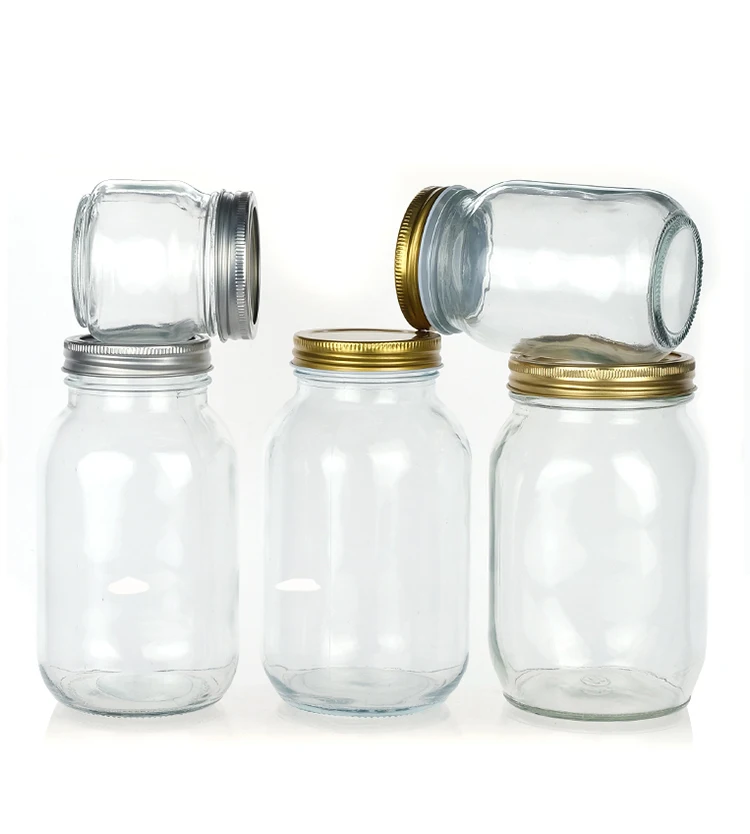 750ml Canned Cucumber Glass Jar and Airtight Glass Jars With Tinplate Lid