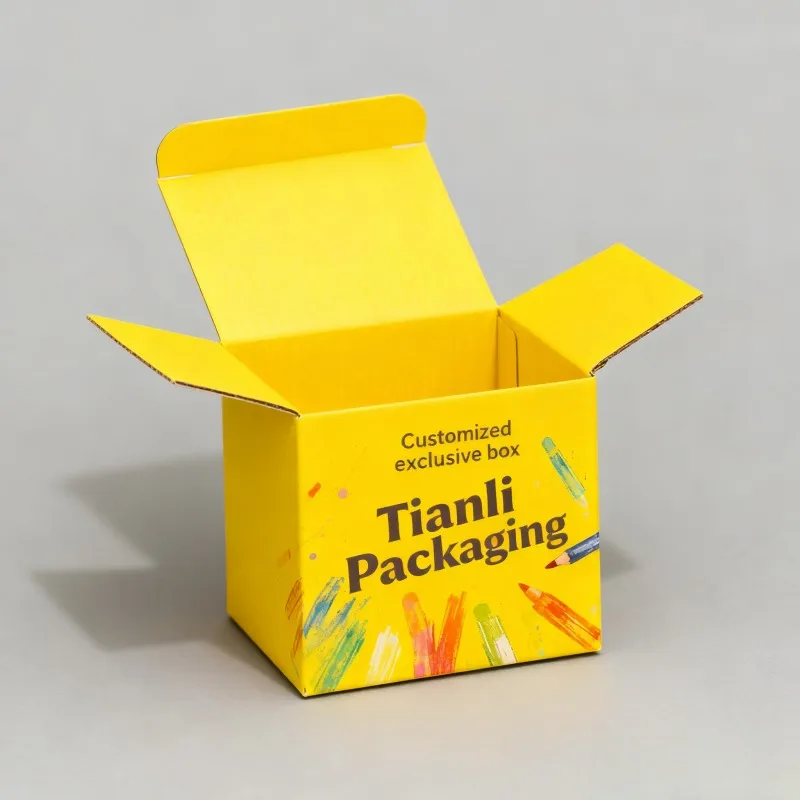 Cheap Customization Recyclable Wholesale Digital Printing Paper Box Chalk Stationery Colored Pencil Packaging Box