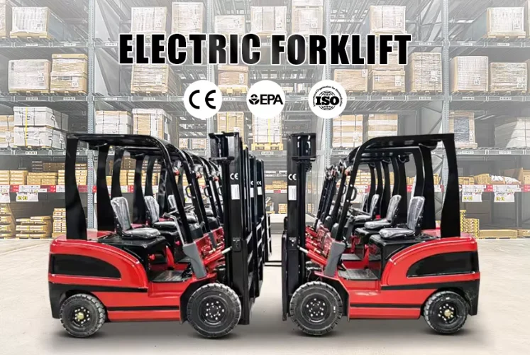 Factory Price 1.5 Ton 2 Ton 3 Ton Battery-Electric Forklift CPD-30 1220mm Fork Length 3m Lowered Height Offroad/Indoor supplier