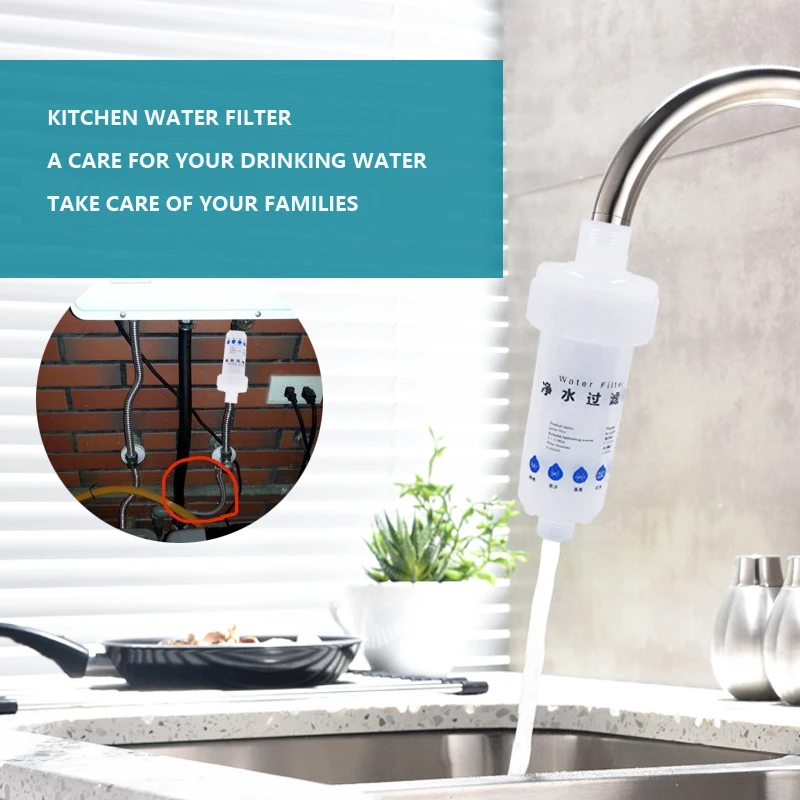 Water Filter Purifier Simple to Install Replaceable Filter element Front Water Filter