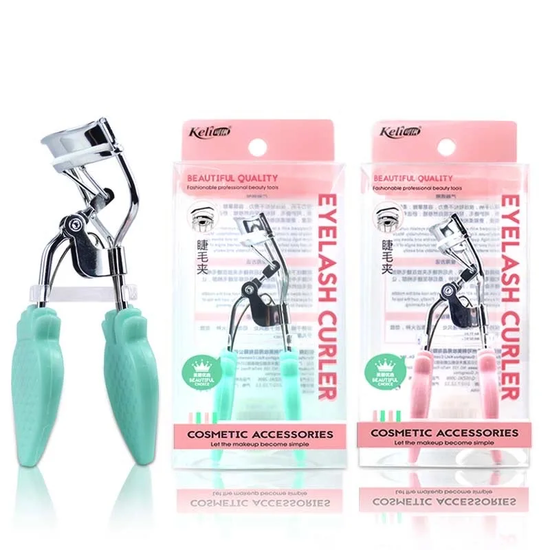 Best Quality Strawberry Handle Design Private Label Eyelashes Curler logo for Eyelash Curler Tools