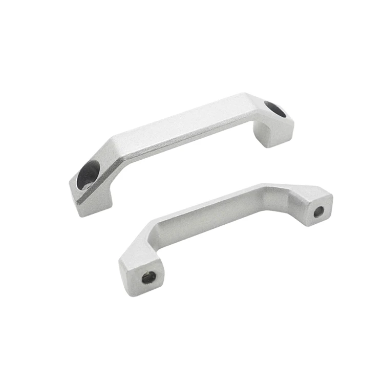 Aluminum Alloy 100 Hole Pitch Handle, Thickened Cabinet Door Profile Handle, Industrial Equipment Toolbox square Handle