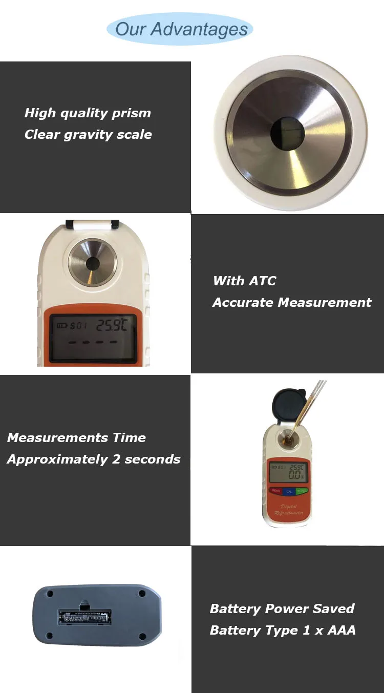 Refractometer Digital 090brix For Colostrum Testing Buy