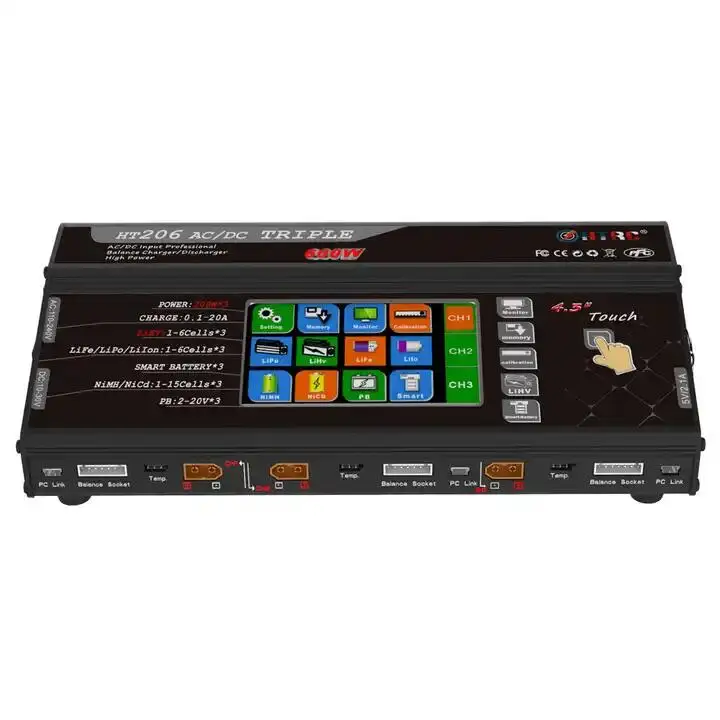 HTRC HT206 TRI RC Toy Model Smart Balance Charger AC/DC DUO