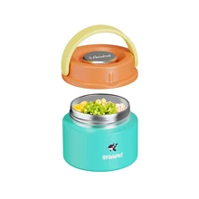 Stainless Steel Soup Cup Thermal Lunch Box Food Container with Spoon Vaccum Cup Insulated Bento Box for Kids School