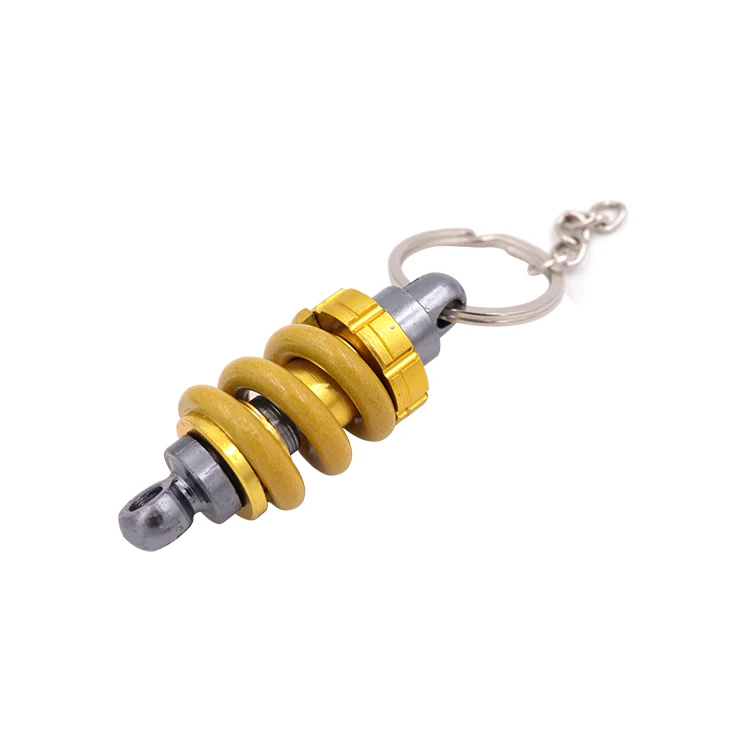 Jdm Style Suspension Damper Shock Coilover Spring Keychain Key Chain