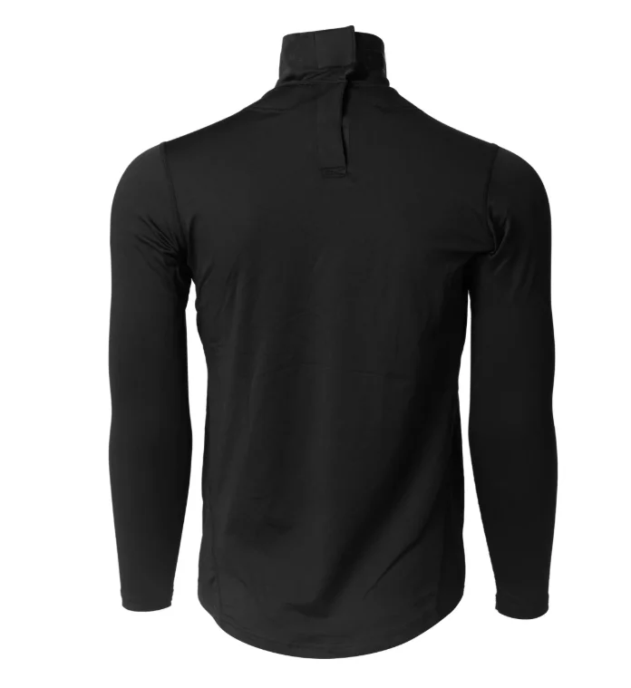 Flatlock Seams Anti-Odor Hybrid Raglan Long Sleeves Compression L/S Shirt - Men's Hockey Jersey