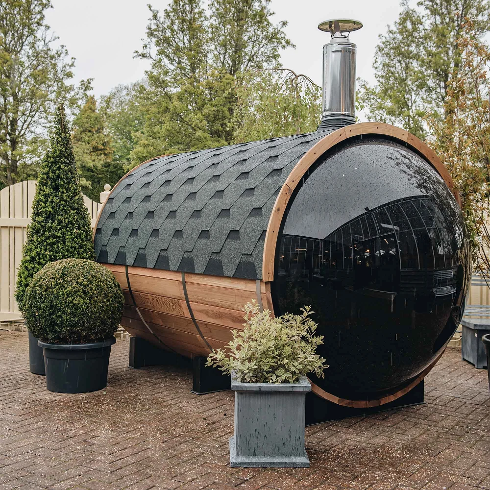 Hot In Poland Traditional Cedar Barrel Sauna With Panoramic Glass - Buy  Cedar Barrel Sauna,Traditional Cedar Barrel Sauna,Sauna For Sale Product on  