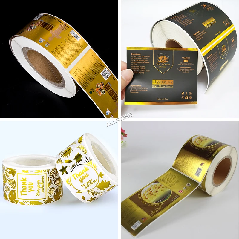 Roll to Roll Golden Label Die Cut Foil Stamping Machine Rotary High ...