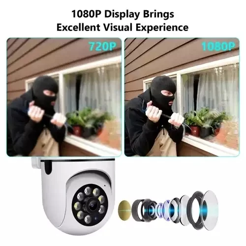 A7 1080P PTZ Cameras 2MP WiFi Camera Home Security wireless Camera Night Vision Motion Detection 2Way Audio 2.4GHZ App VI365