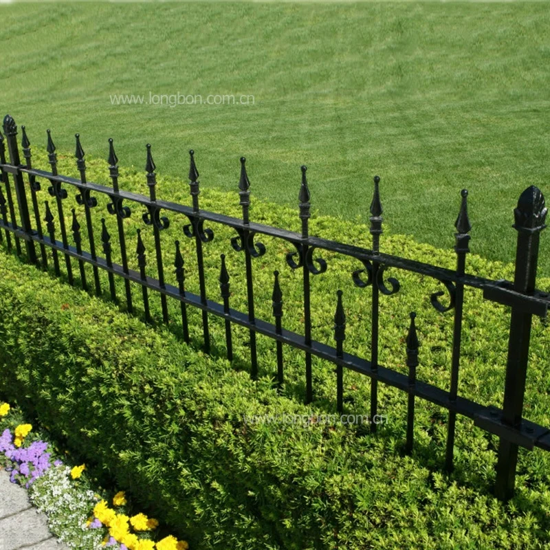 Ограда для клумбы металлическая фото