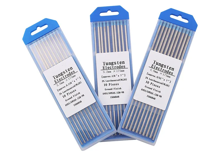 Wl20 Blue Head Lanthanum Tungsten Electrode Dc Or Ac Welding Tungsten