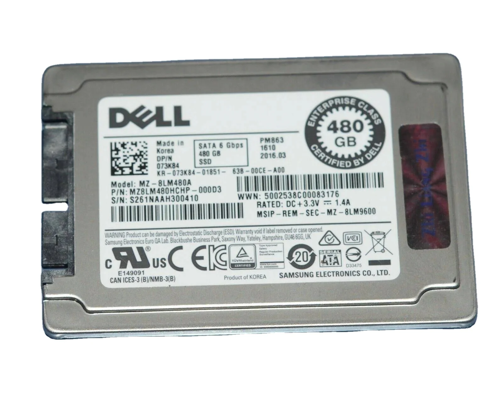 New Original Dell 240 GB SATA SAS SSD 2.5 Inch Server SSD| Alibaba.com