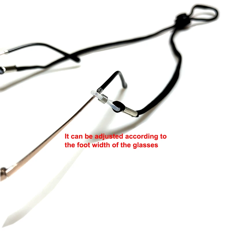 Высококачественная цепочка для очков чтения спортивный держатель на шею с силиконовой петлей