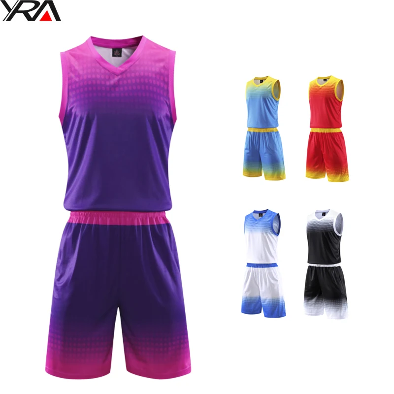 Wholesale New Printing Blank Team Basketball Jerseys China