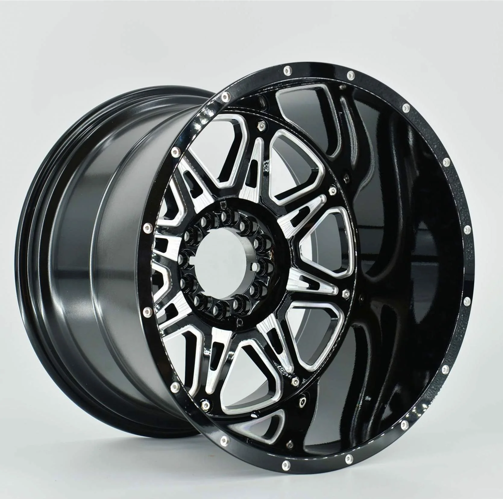 ONYX MONSTER用ディープディッシュオフロード4X4アルミホイールリム 20