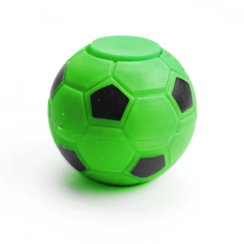 Fidget Spinner Toy Hand Spinner Fidget Toys Soccer Fidget Spinner Finger Hand Focus Spinning Toy Mini Football Shape Stress Ball