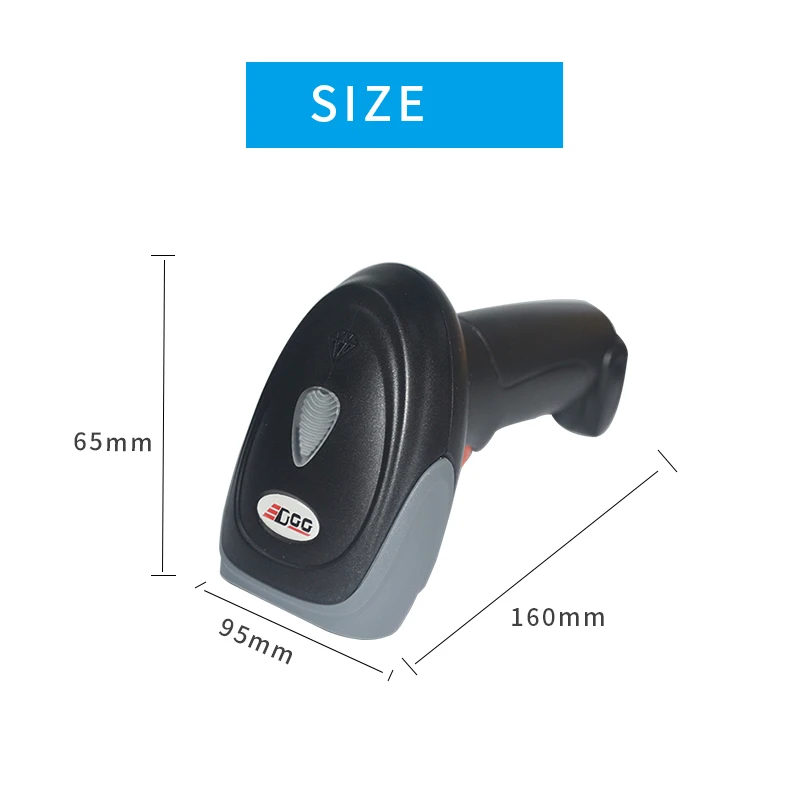 EDOO Wireless 2.4G WIFI 1D 2D Inventory Check Warehouse Portable Bluetooth Handheld Barcode Scanner (圖7)