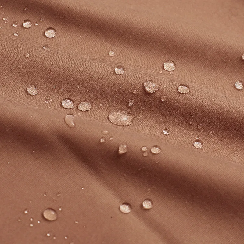 Fabric Woven Plain Dyed Carded Custom Cotton Water Repellent Waxed Canvas 100 Cotton Eco